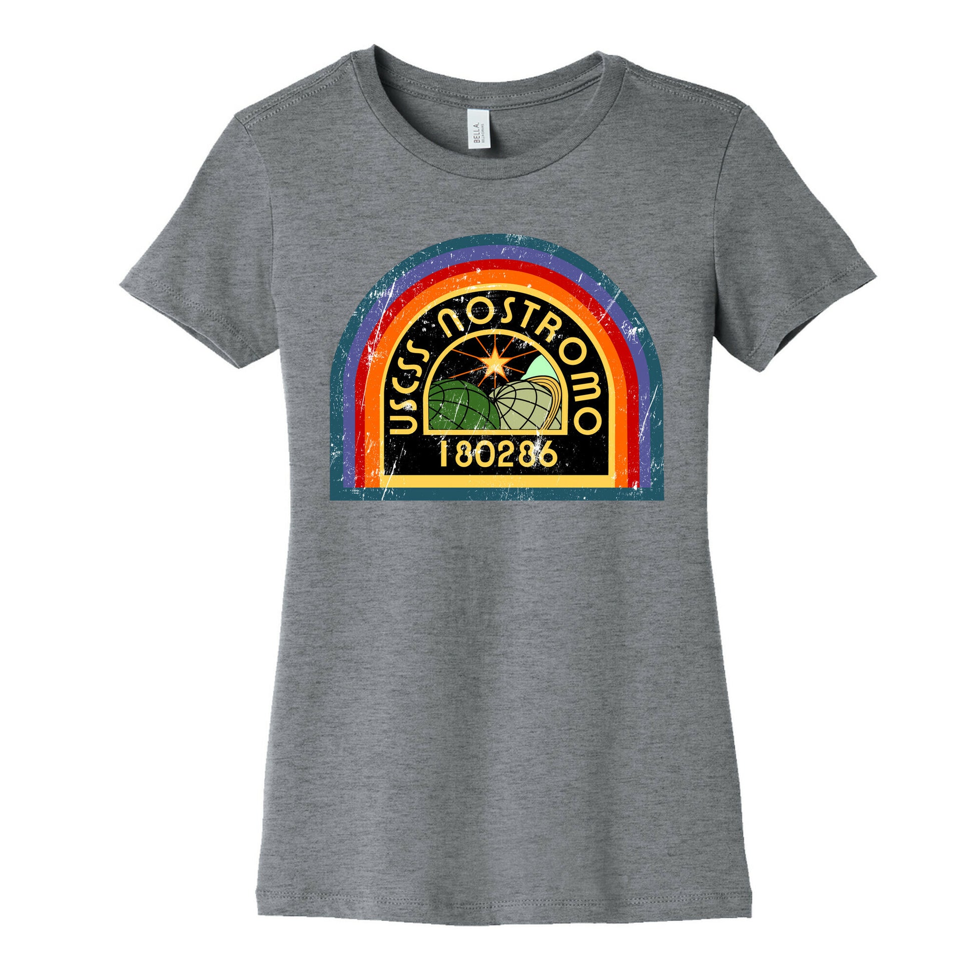 Nostromo Distressed Women's Cotton Tee