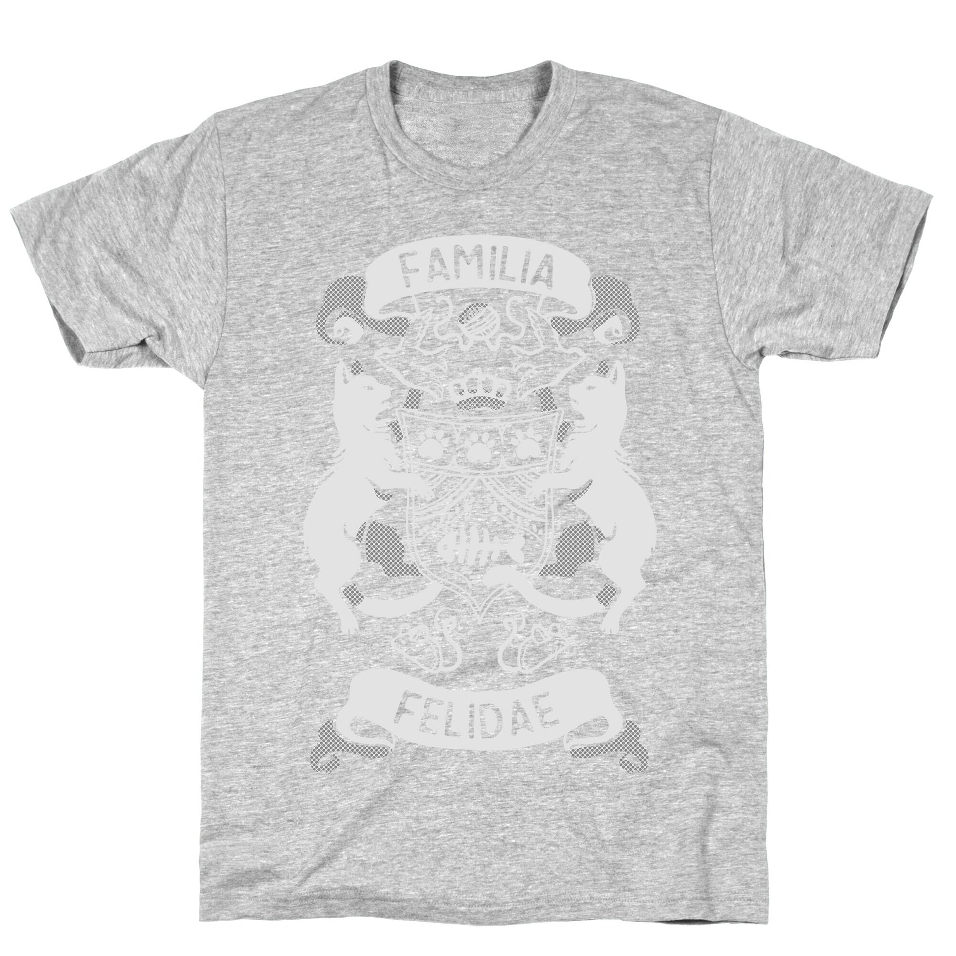 Cat Family Crest: Familia Felidae T-Shirt