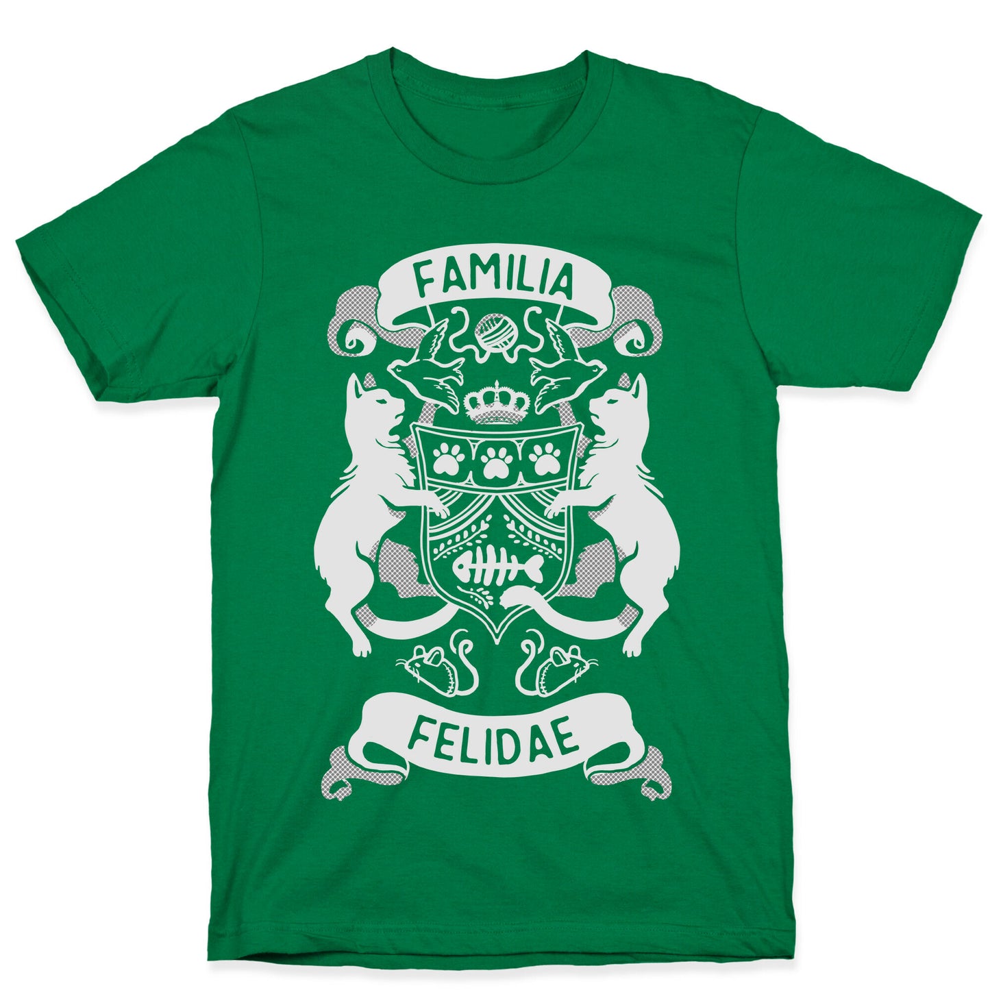 Cat Family Crest: Familia Felidae T-Shirt