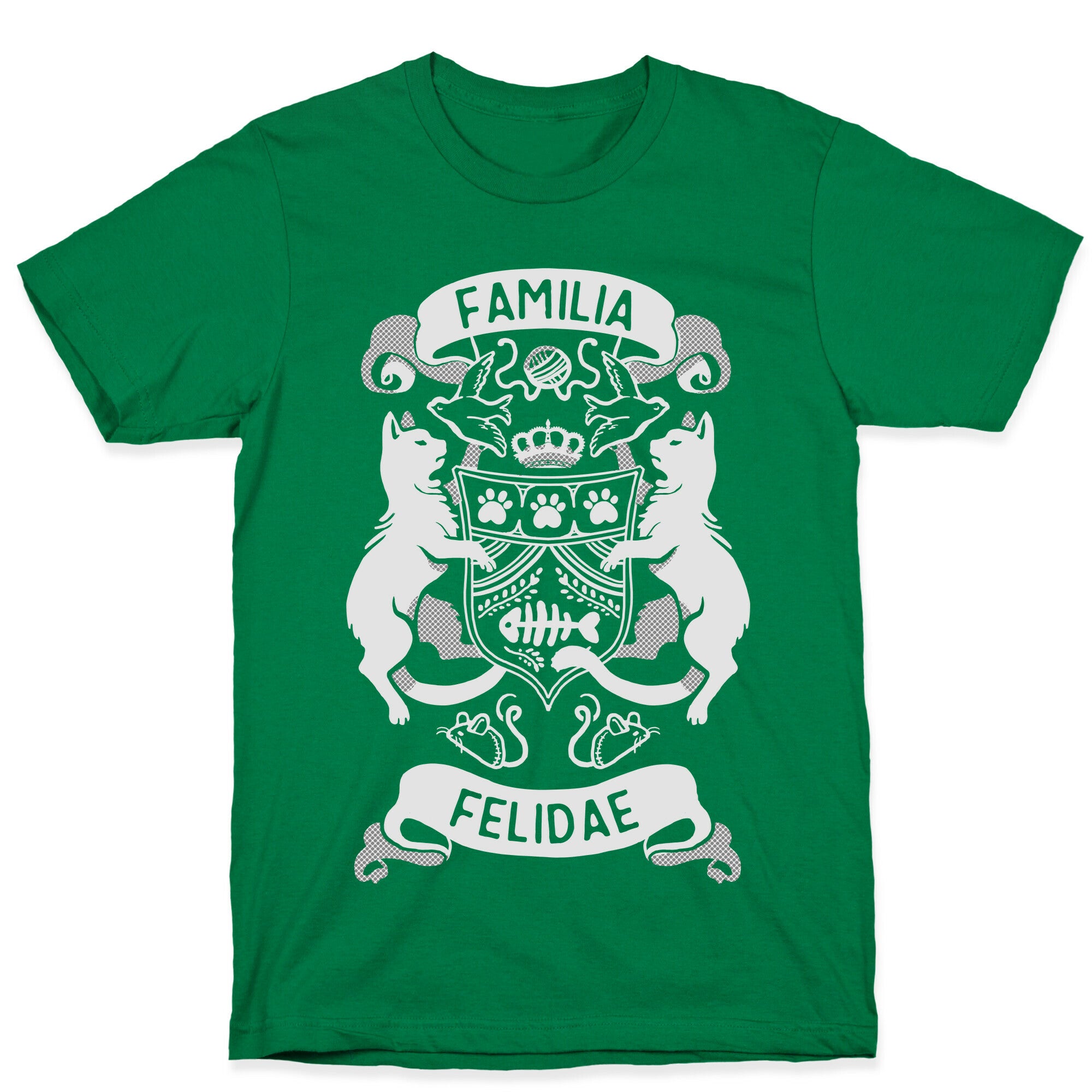 Cat Family Crest: Familia Felidae T-Shirt