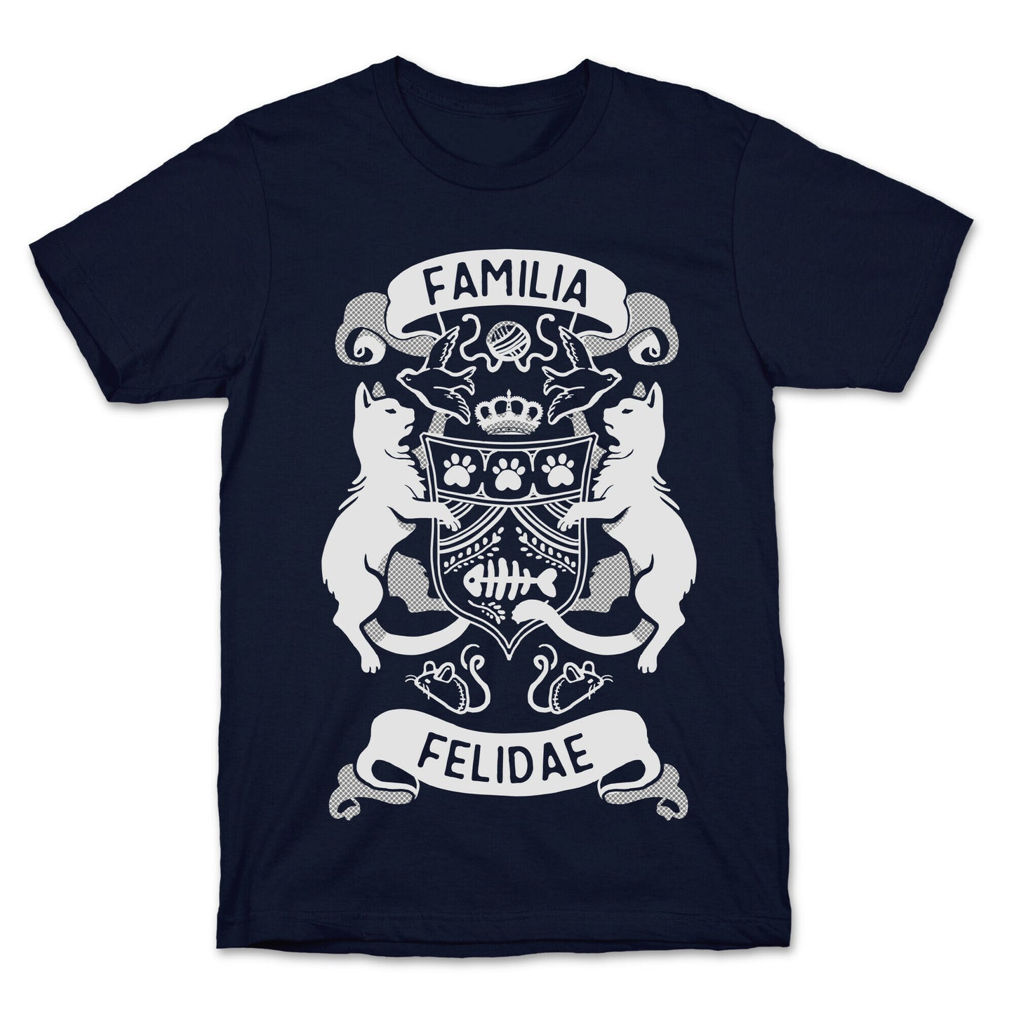 Cat Family Crest: Familia Felidae T-Shirt