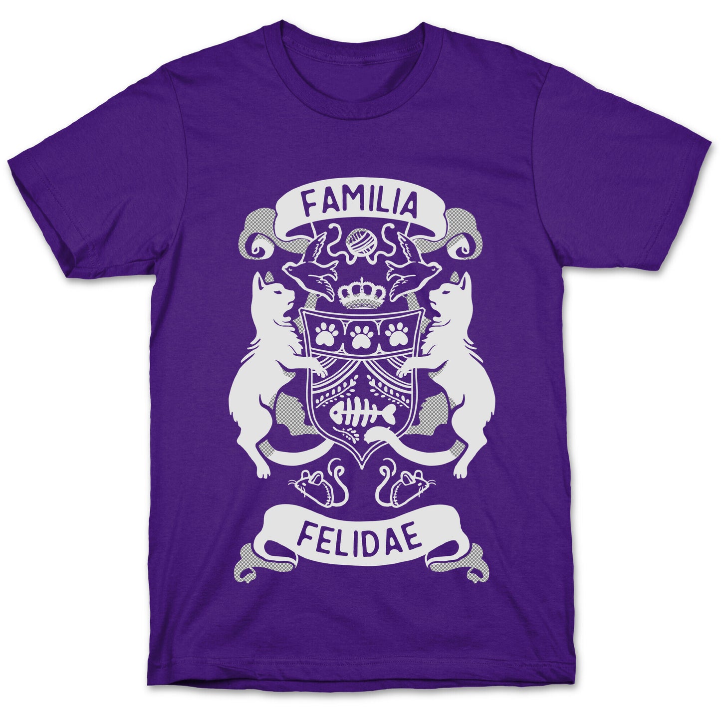 Cat Family Crest: Familia Felidae T-Shirt