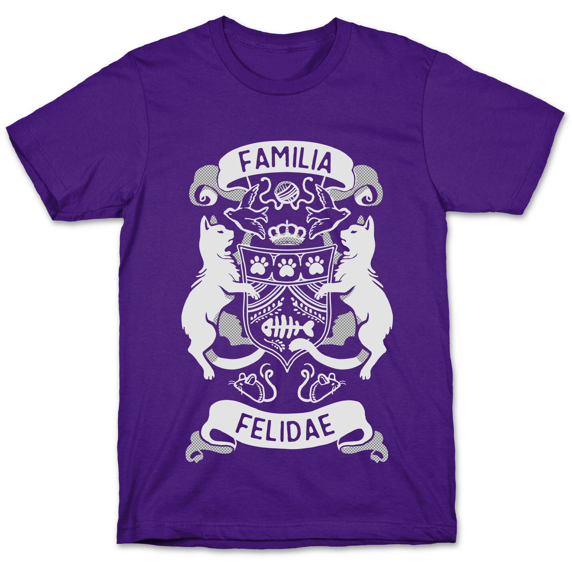 Cat Family Crest: Familia Felidae T-Shirt