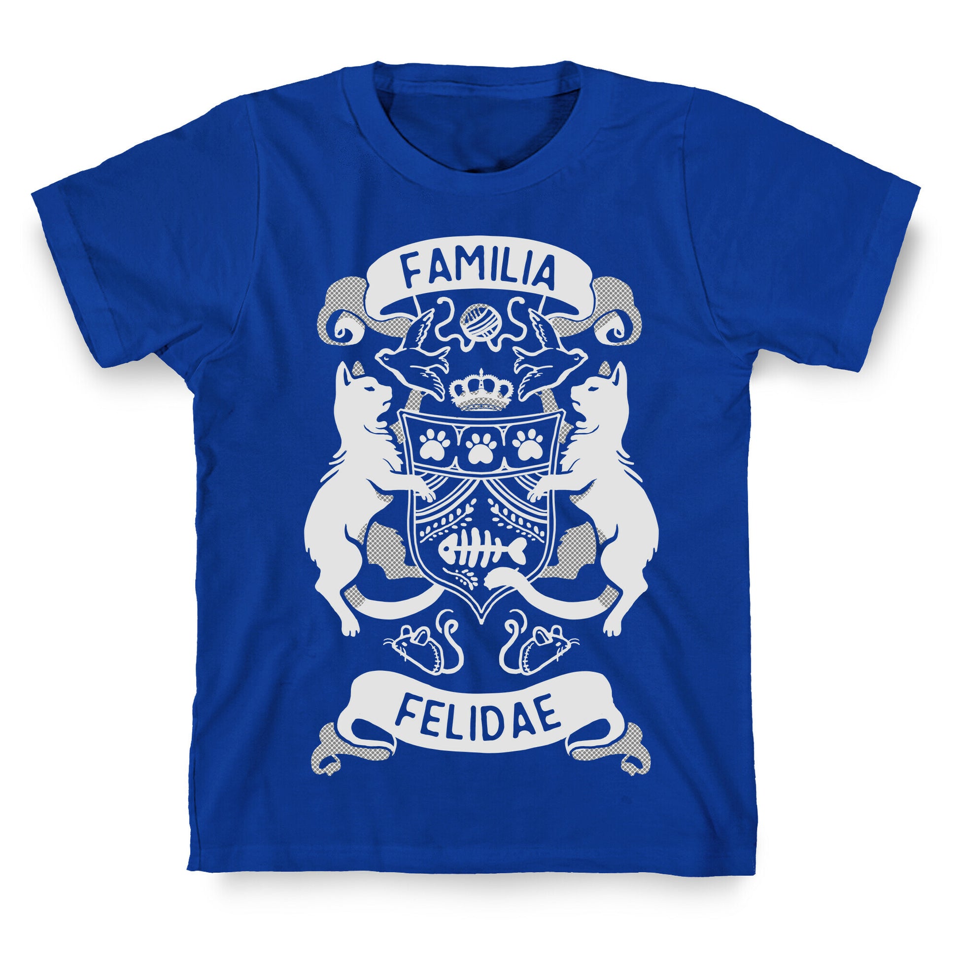 Cat Family Crest: Familia Felidae T-Shirt