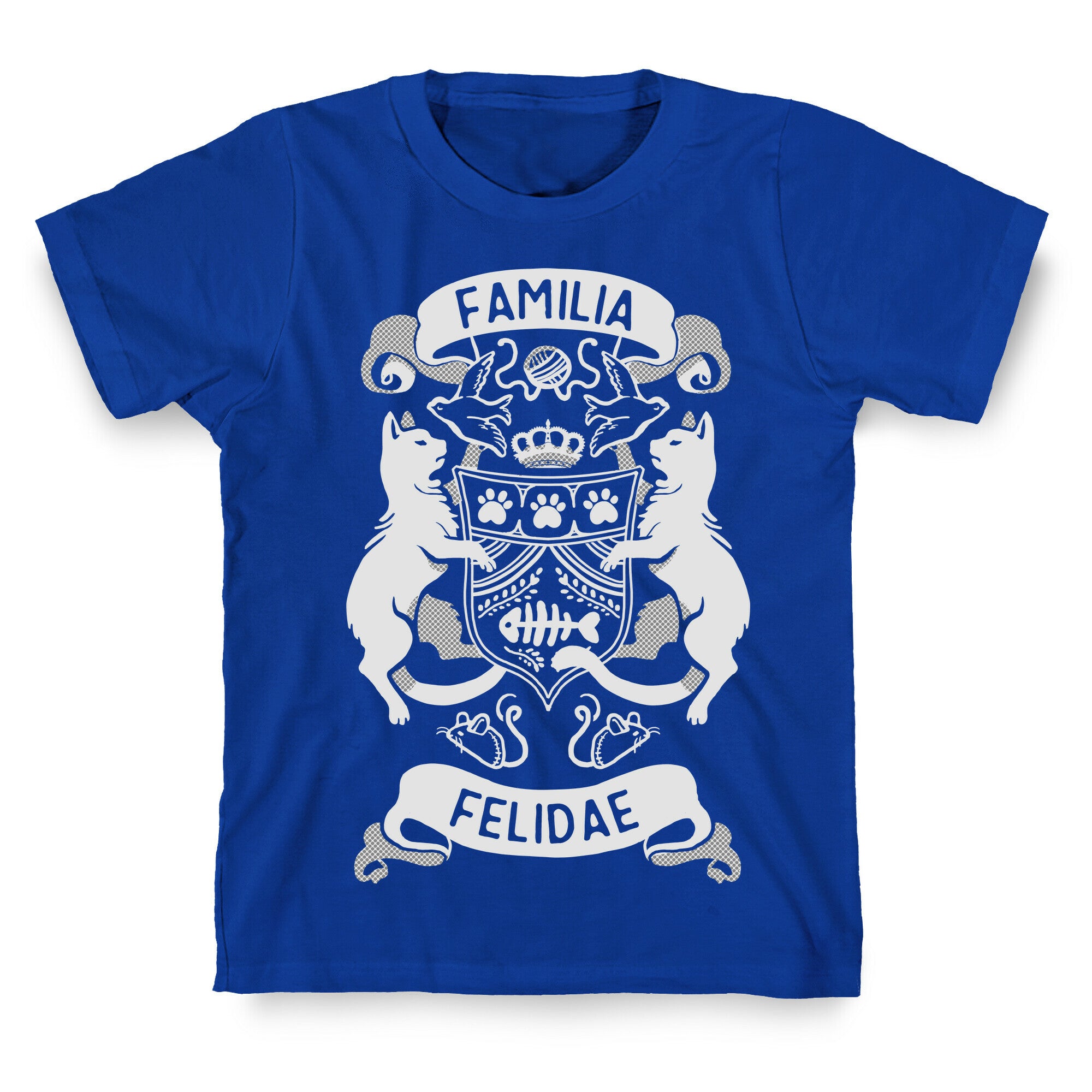 Cat Family Crest: Familia Felidae T-Shirt