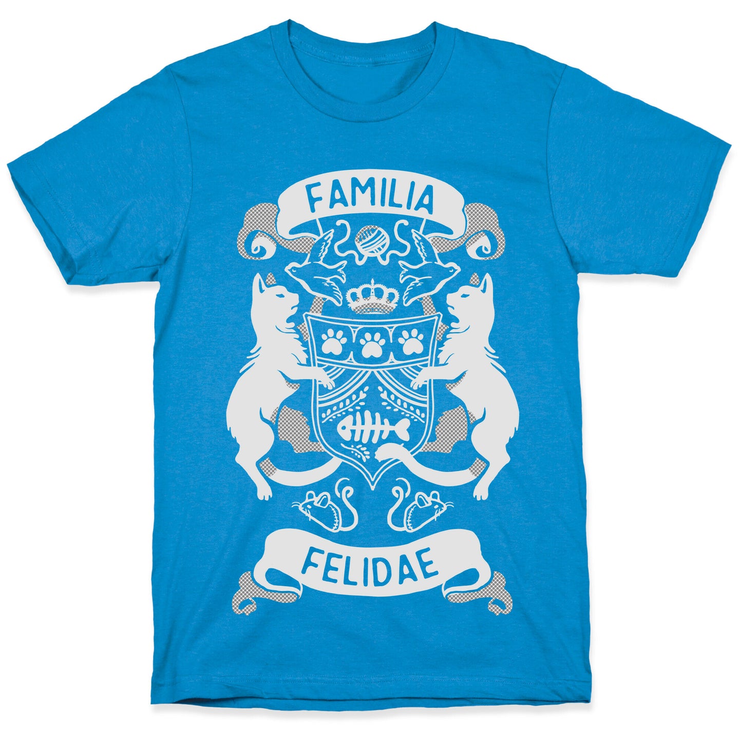 Cat Family Crest: Familia Felidae T-Shirt