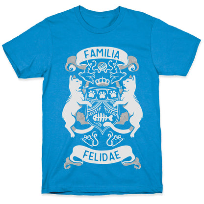 Cat Family Crest: Familia Felidae T-Shirt