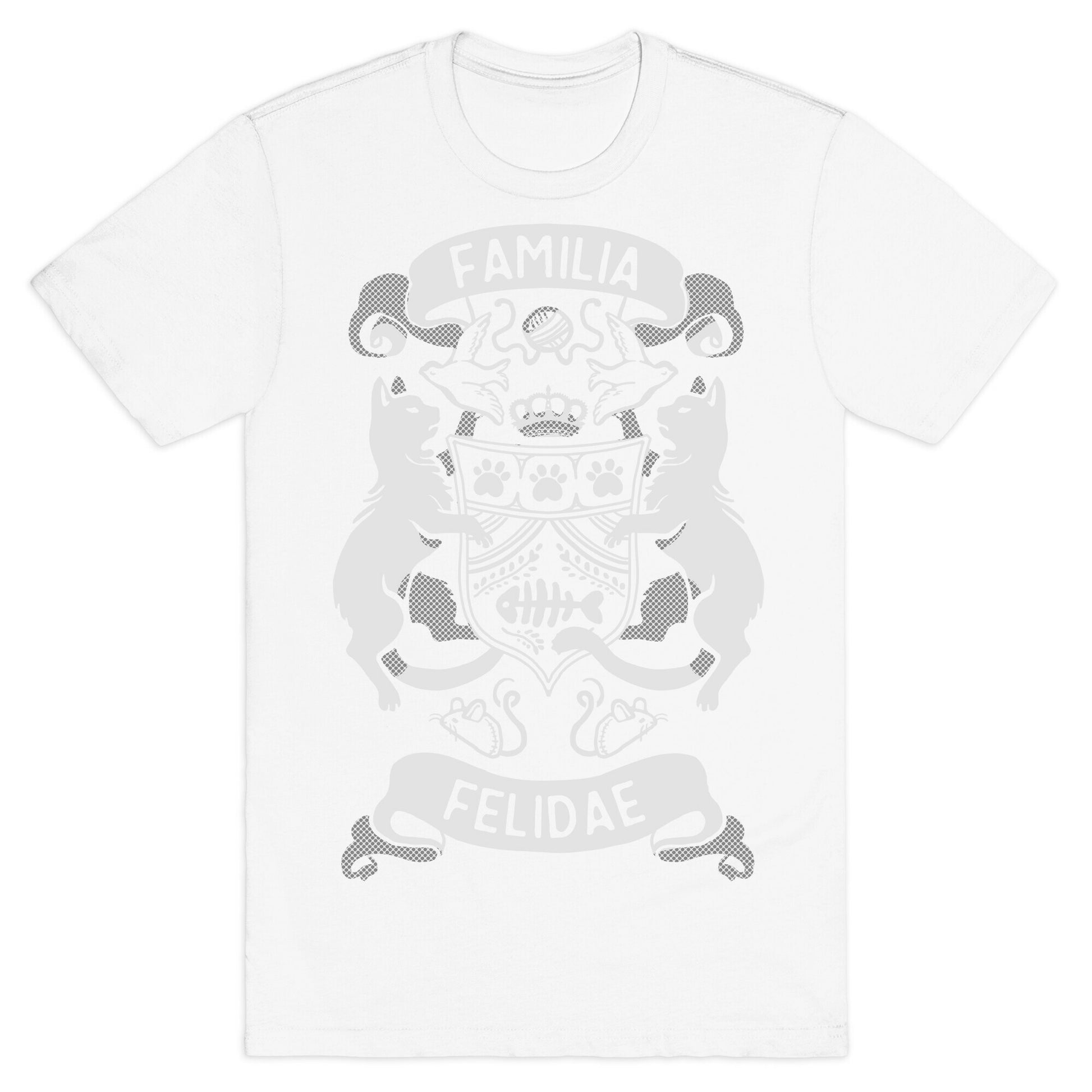 Cat Family Crest: Familia Felidae T-Shirt