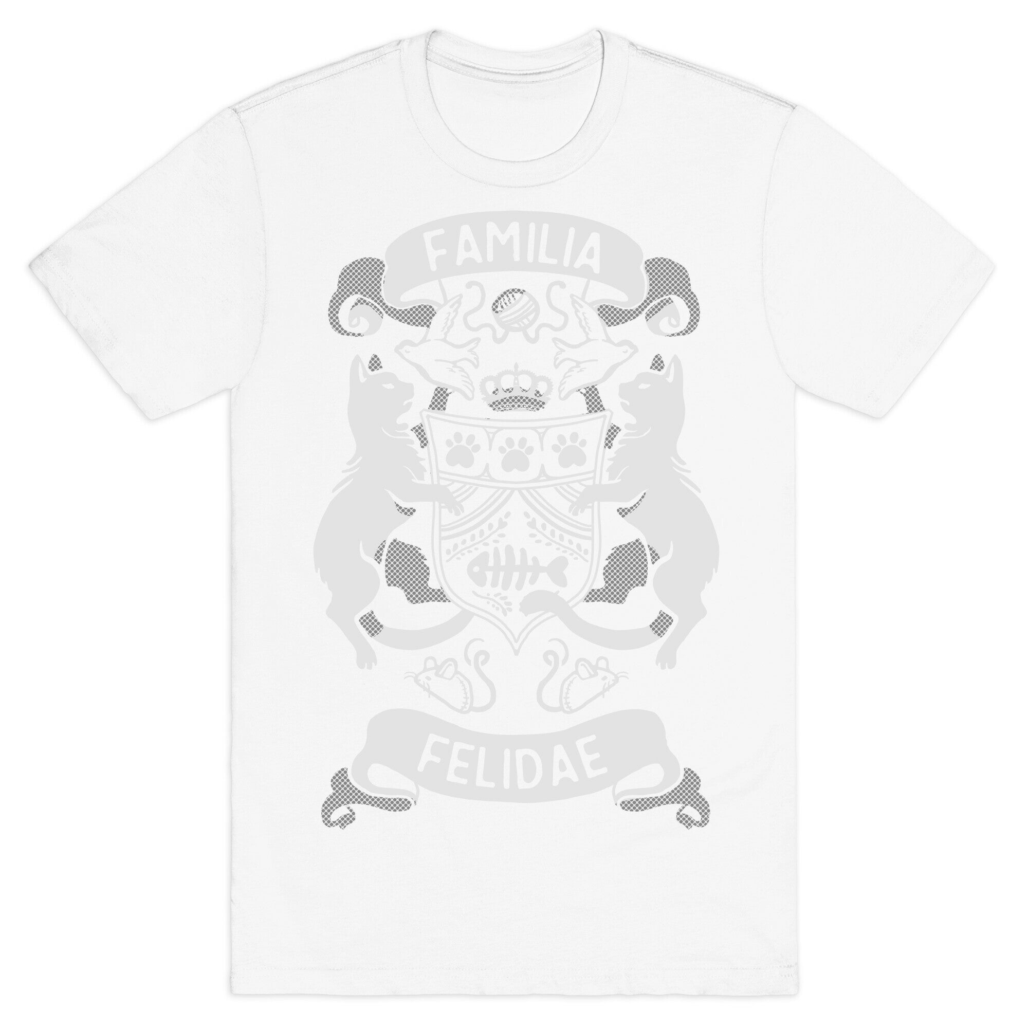 Cat Family Crest: Familia Felidae T-Shirt