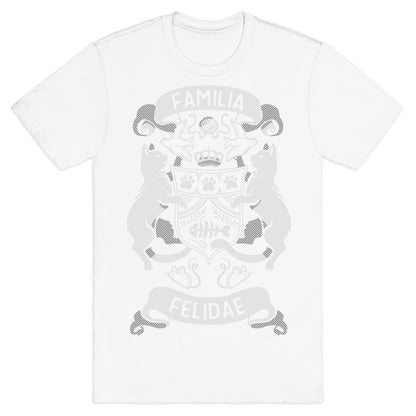 Cat Family Crest: Familia Felidae T-Shirt