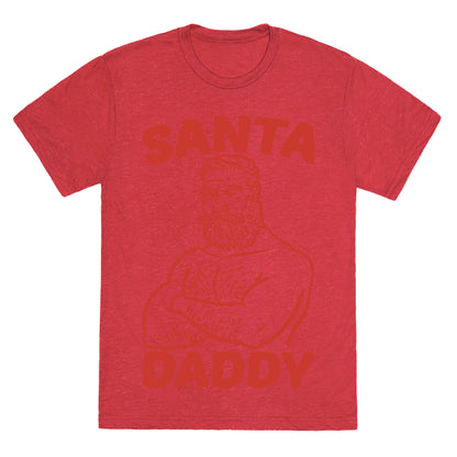 Santa Daddy Unisex Triblend Tee