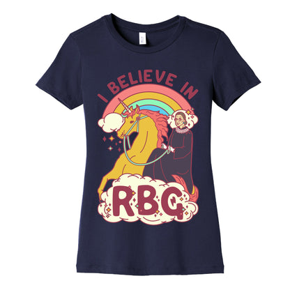 I Believe in RBG Women's Cotton Tee