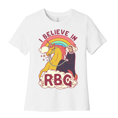 I Believe in RBG Women's Cotton Tee