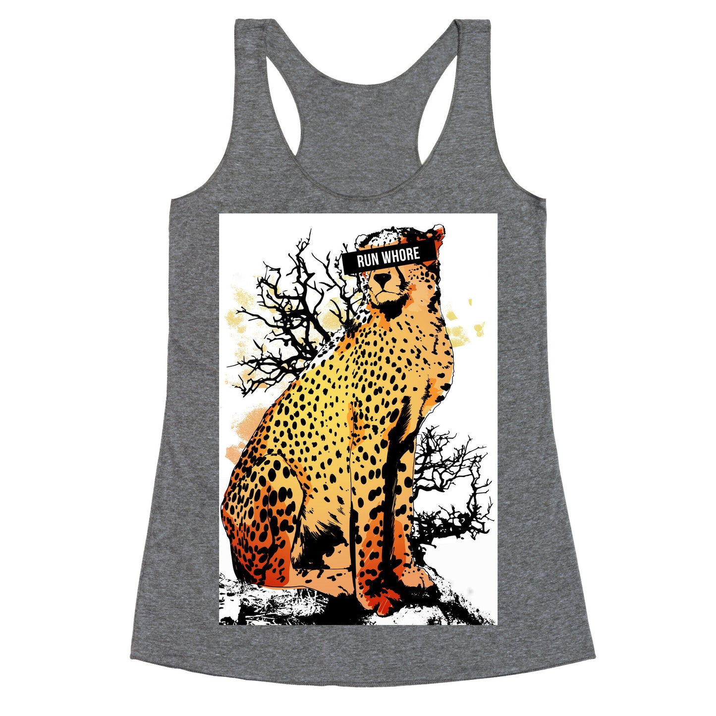 Run Whore Racerback Tank