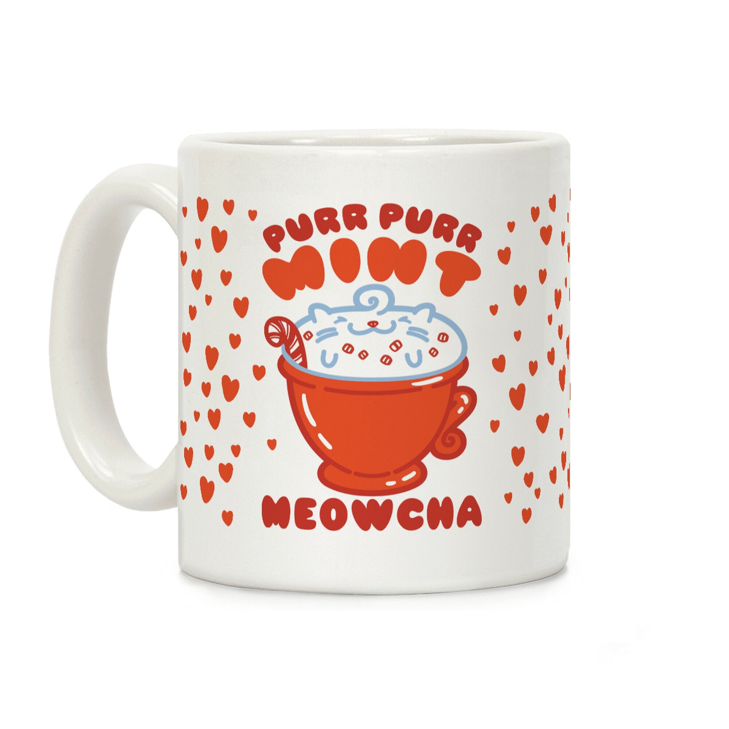 Purr Purr Mint Meowcha Coffee Mug