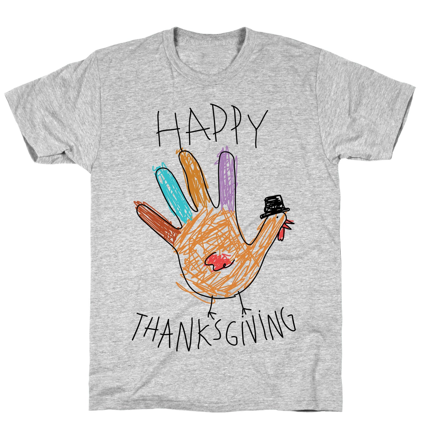Happy Thanksgiving Hand Turkey T-Shirt