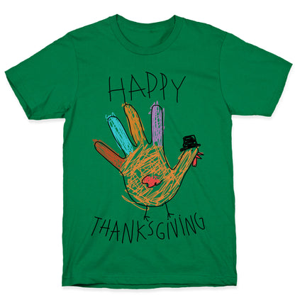Happy Thanksgiving Hand Turkey T-Shirt