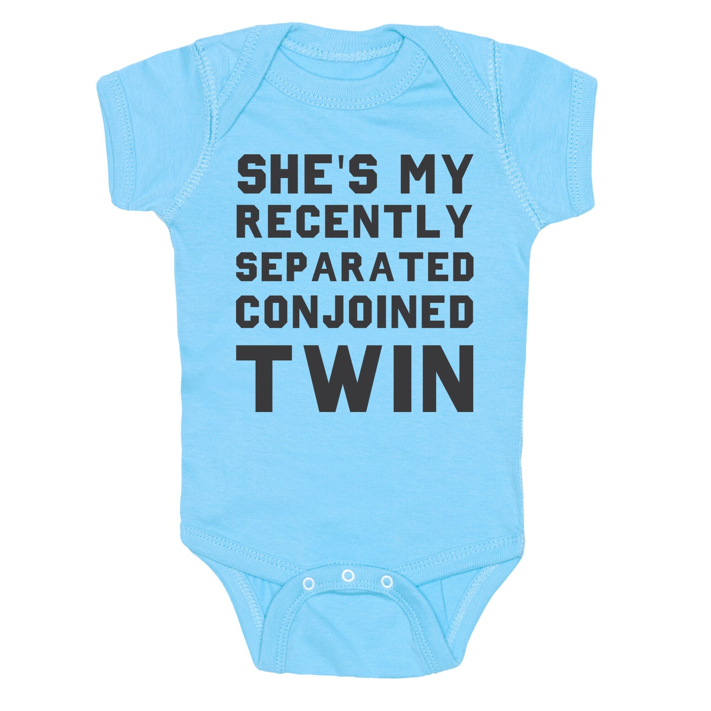 Conjoined Twin (Couples) Baby One Piece