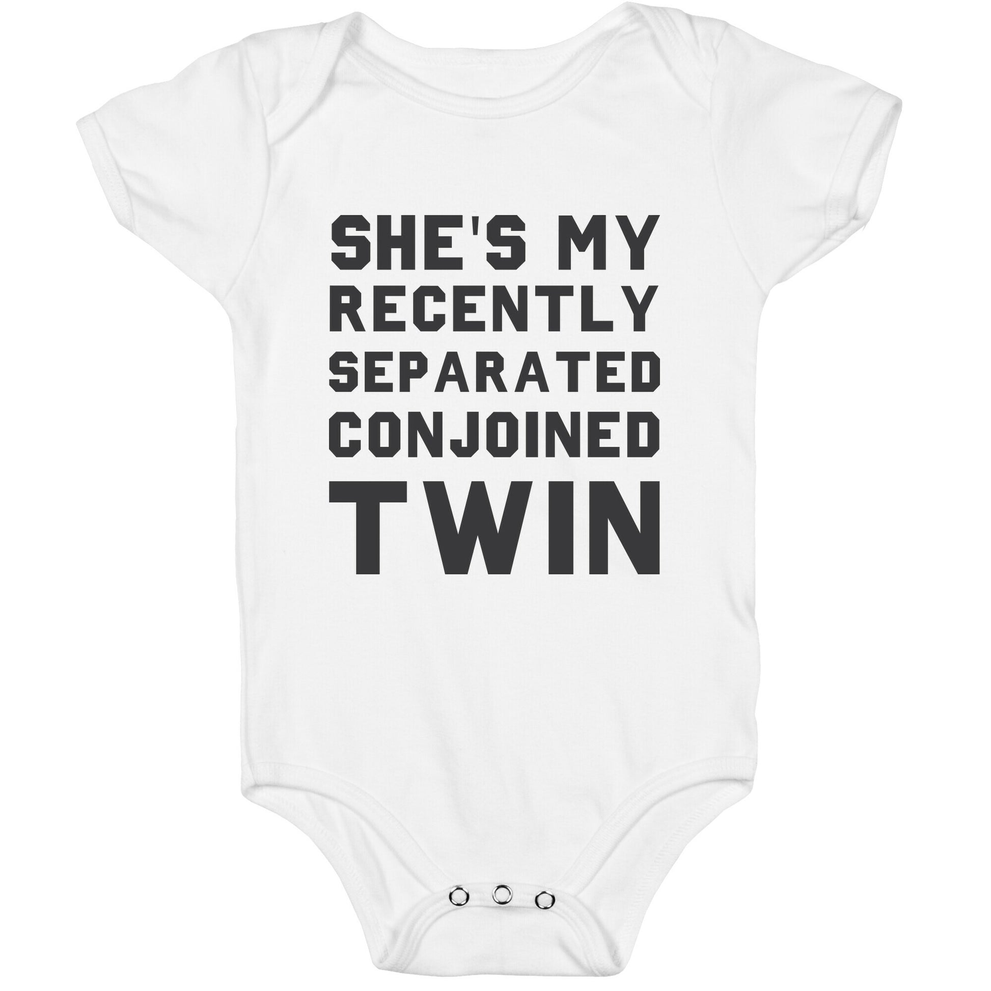 Conjoined Twin (Couples) Baby One Piece