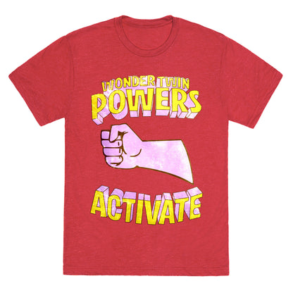 Wonder Twin Powers Activate 2 Unisex Triblend Tee