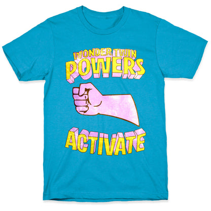 Wonder Twin Powers Activate 2 Unisex Triblend Tee