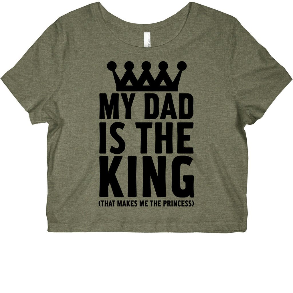 My Dad is the King Graphic Baby Tee