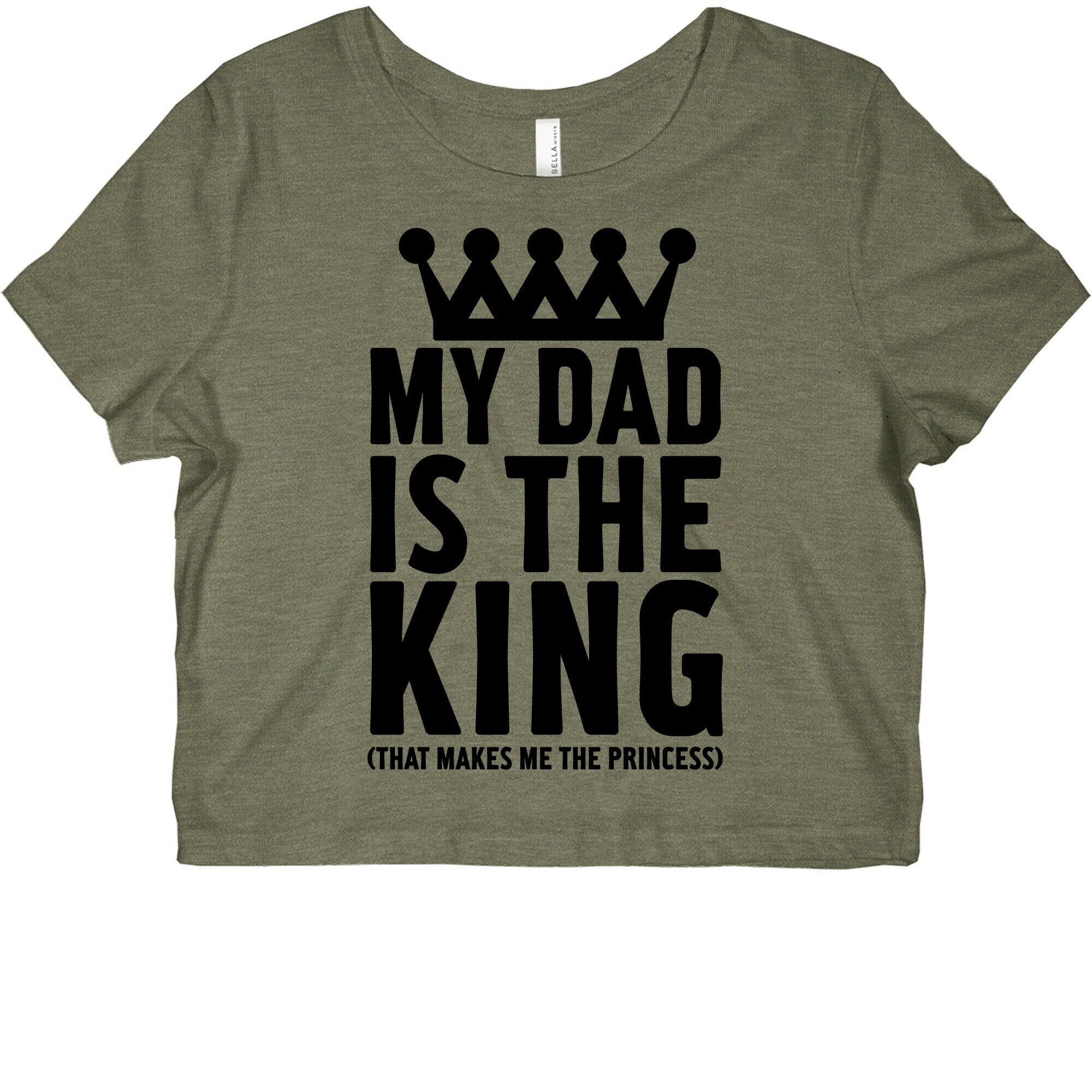 My Dad is the King Graphic Baby Tee