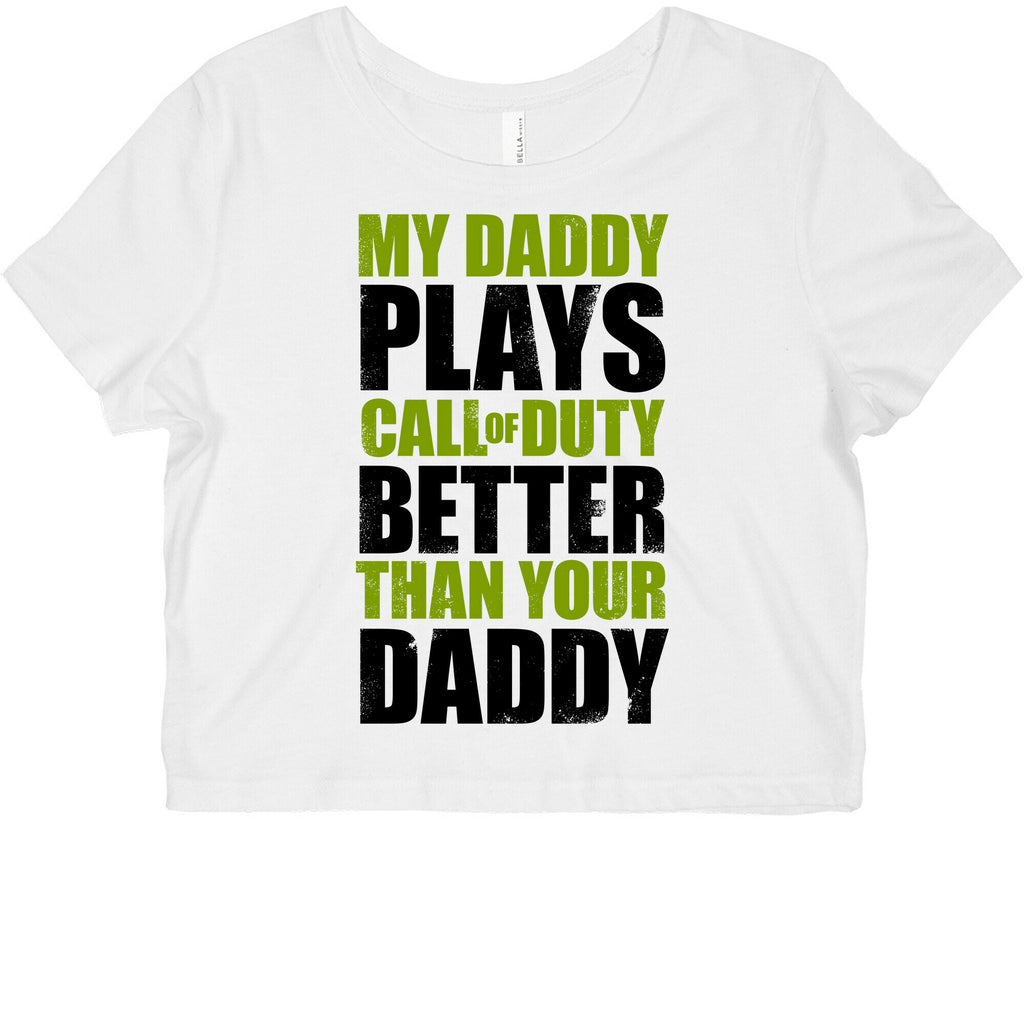 My Daddy Plays Video Games Better Than Your Daddy Graphic Baby Tee