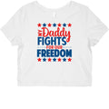 My Daddy Fights For Our Freedom Graphic Baby Tee