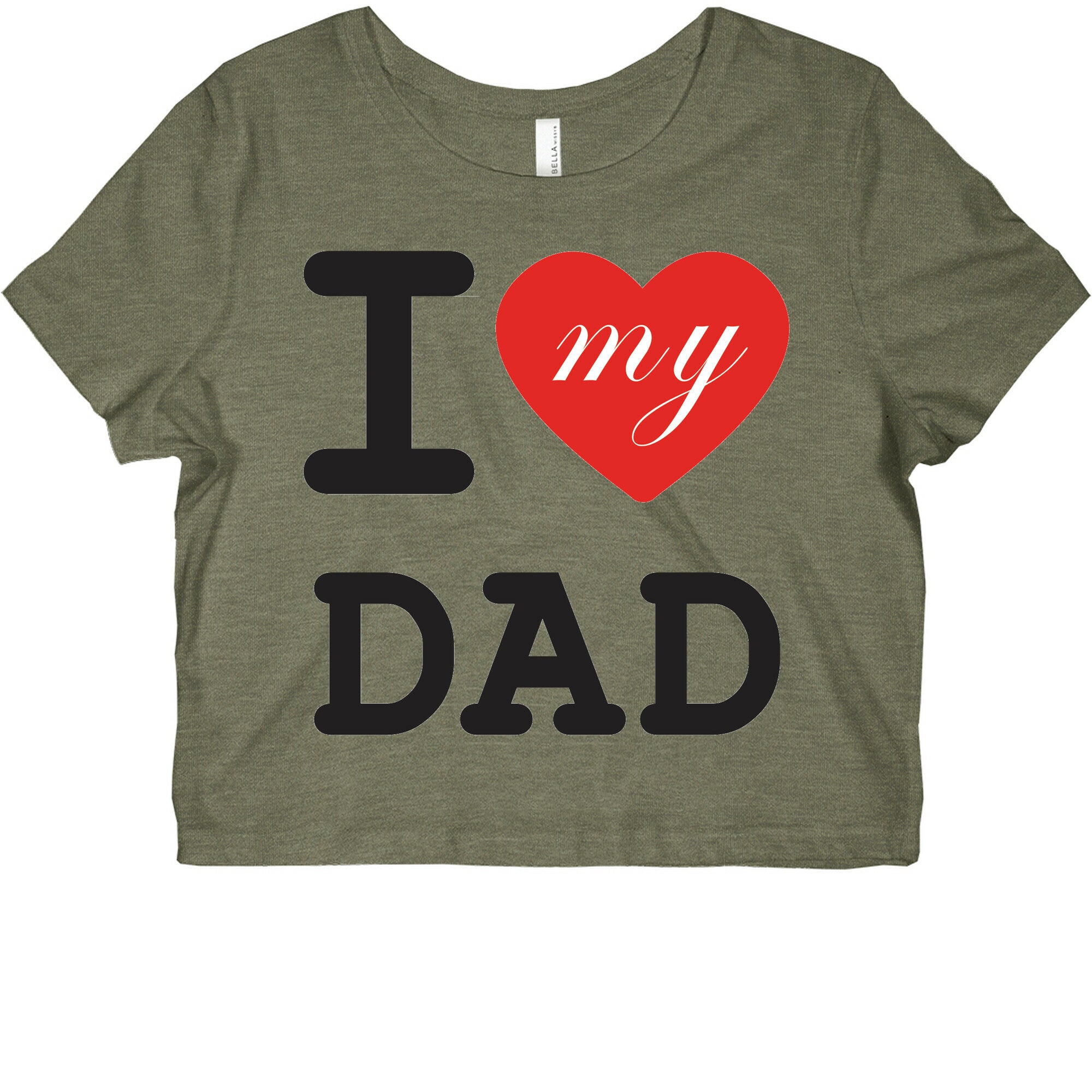 I Love My Dad Graphic Baby Tee