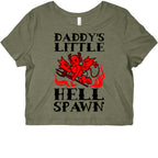 Daddy's Little Hellspawn Graphic Baby Tee