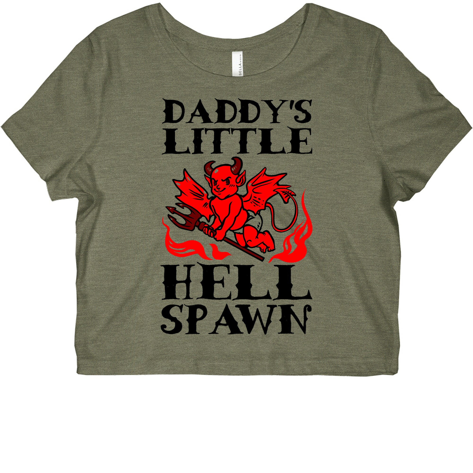 Daddy's Little Hellspawn Graphic Baby Tee