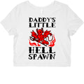 Daddy's Little Hellspawn Graphic Baby Tee