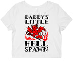 Daddy's Little Hellspawn Graphic Baby Tee