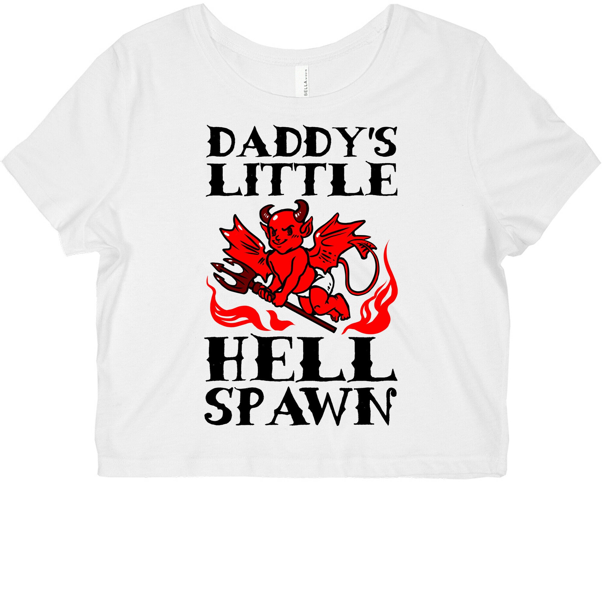 Daddy's Little Hellspawn Graphic Baby Tee