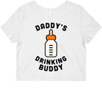 Daddy's Drinking Buddy Graphic Baby Tee