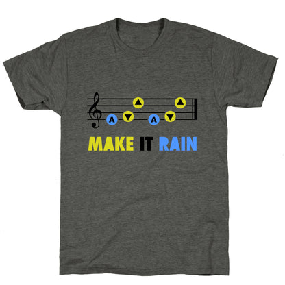 Make It Rain (Song Of Storms) Unisex Triblend Tee