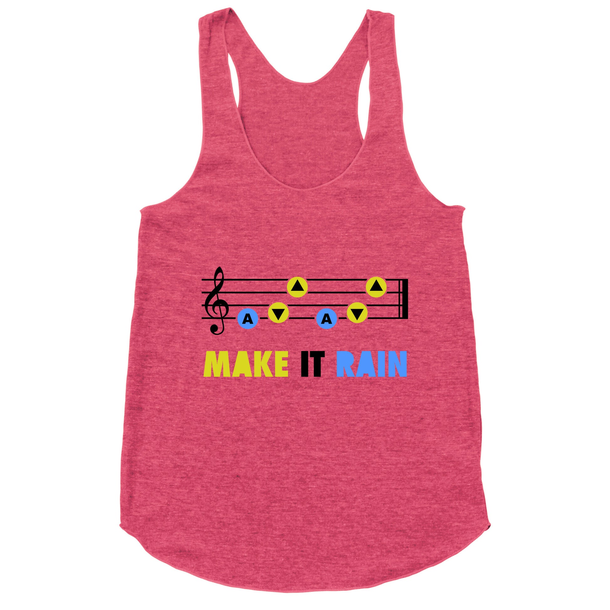 Make It Rain (Song Of Storms) Racerback Tank