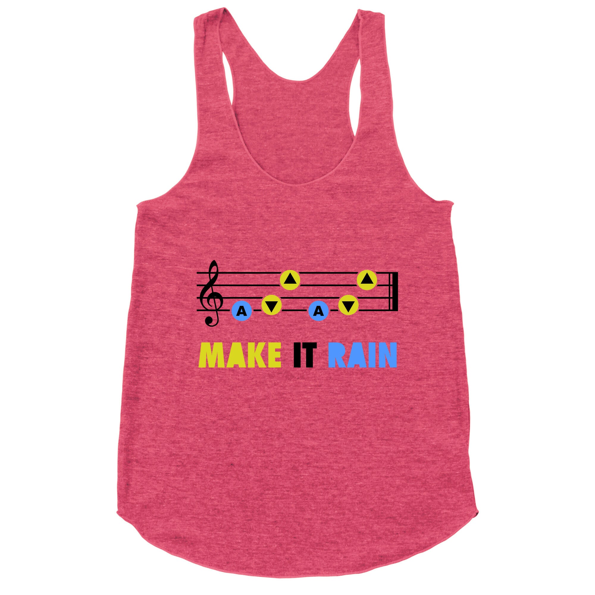Make It Rain (Song Of Storms) Racerback Tank