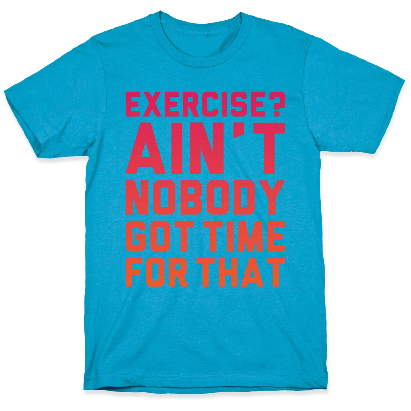 Exercise? Ain't Nobody Got TIme For That Unisex Triblend Tee