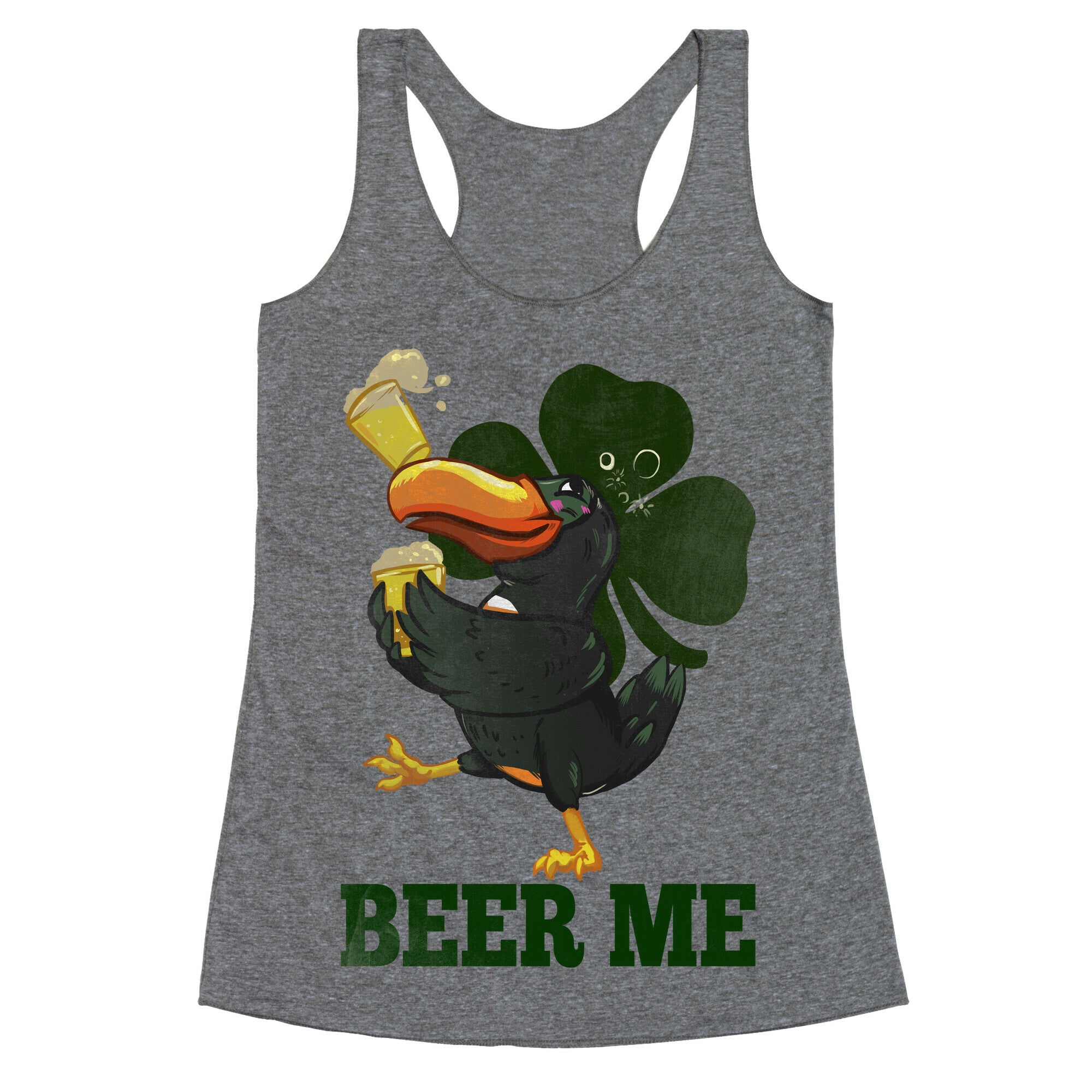 Toucan-Beer Me! Racerback Tank