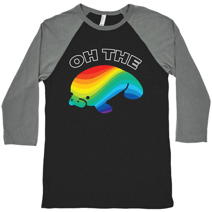 Hue Manatee Baseball Tee