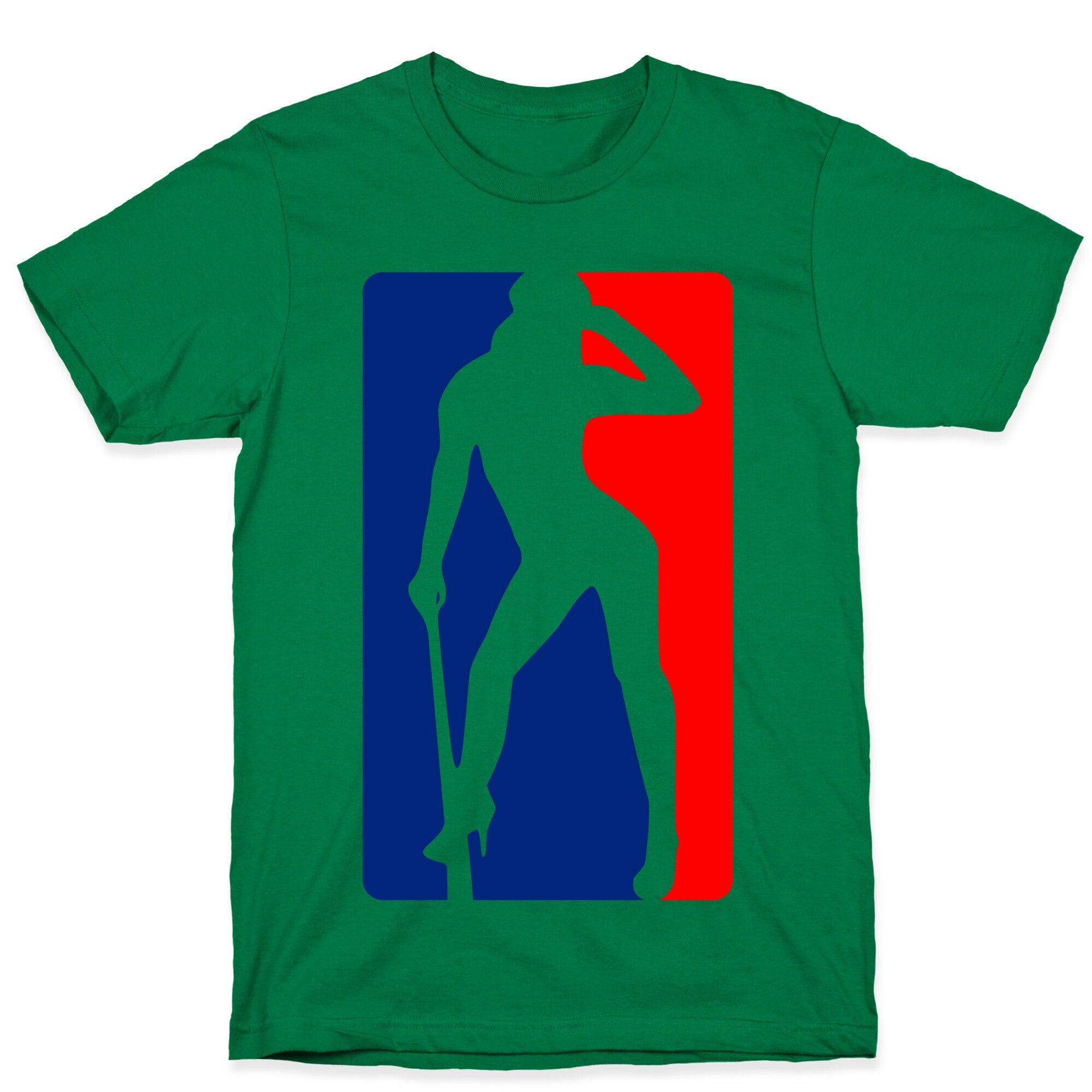 Cleat Chaser (Sexy NBA Logo Parody) T-Shirt