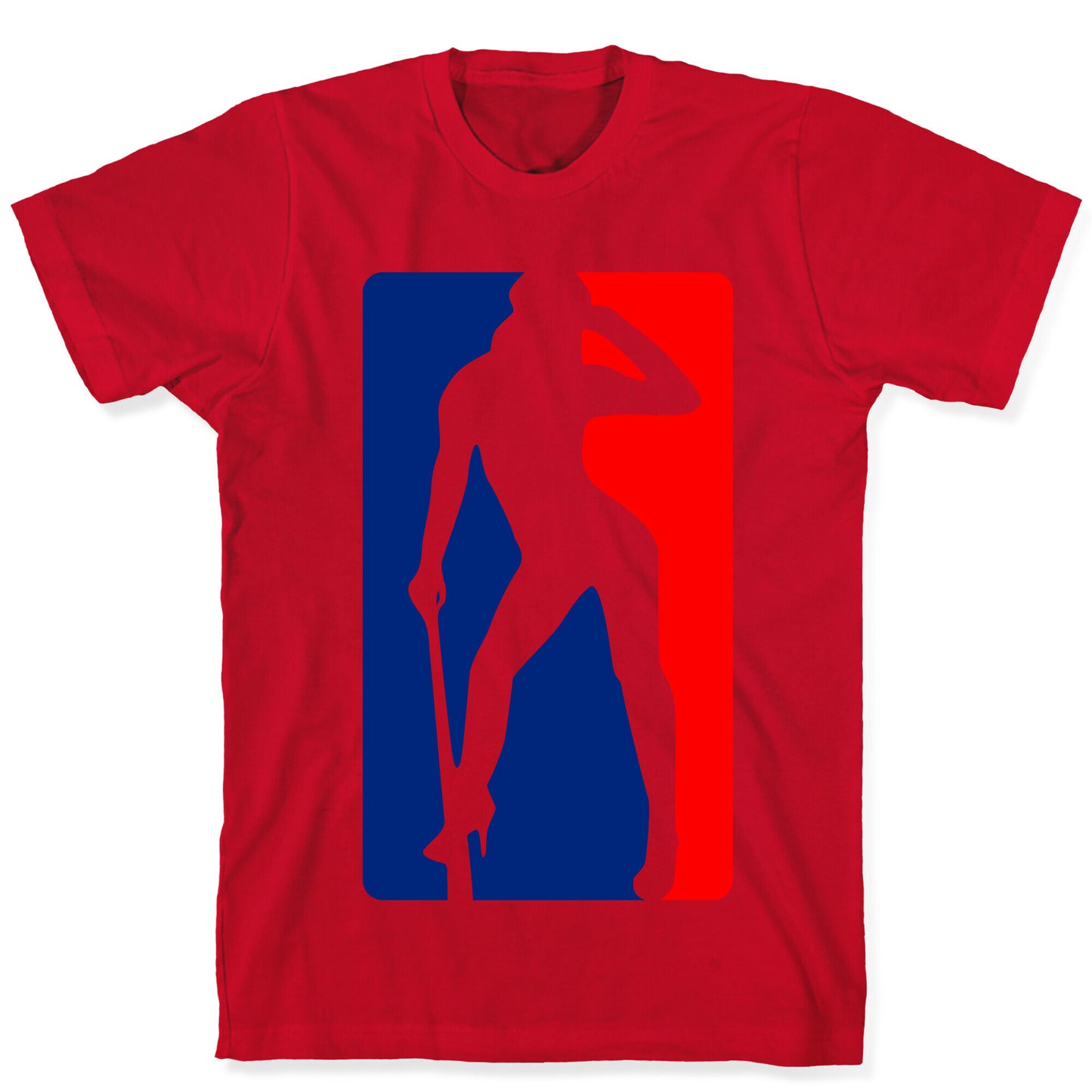 Cleat Chaser (Sexy NBA Logo Parody) T-Shirt