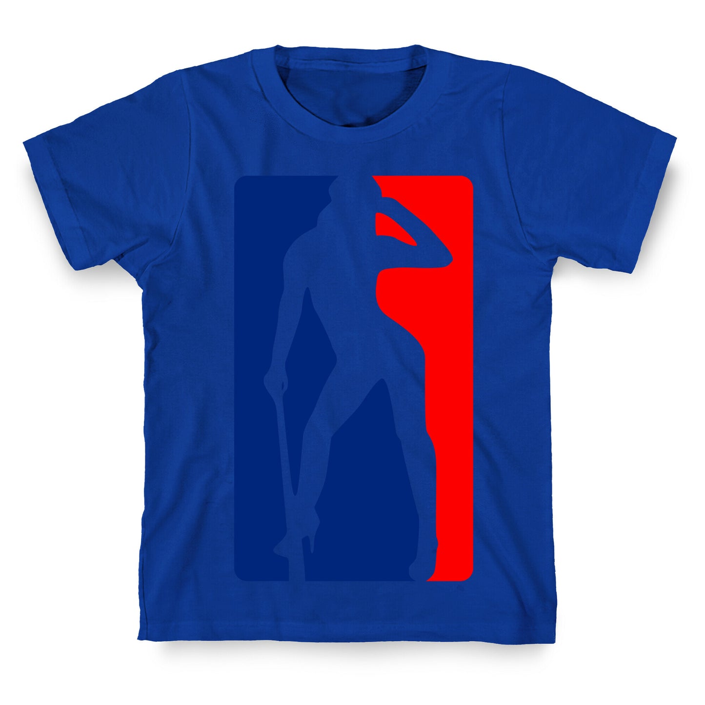 Cleat Chaser (Sexy NBA Logo Parody) T-Shirt