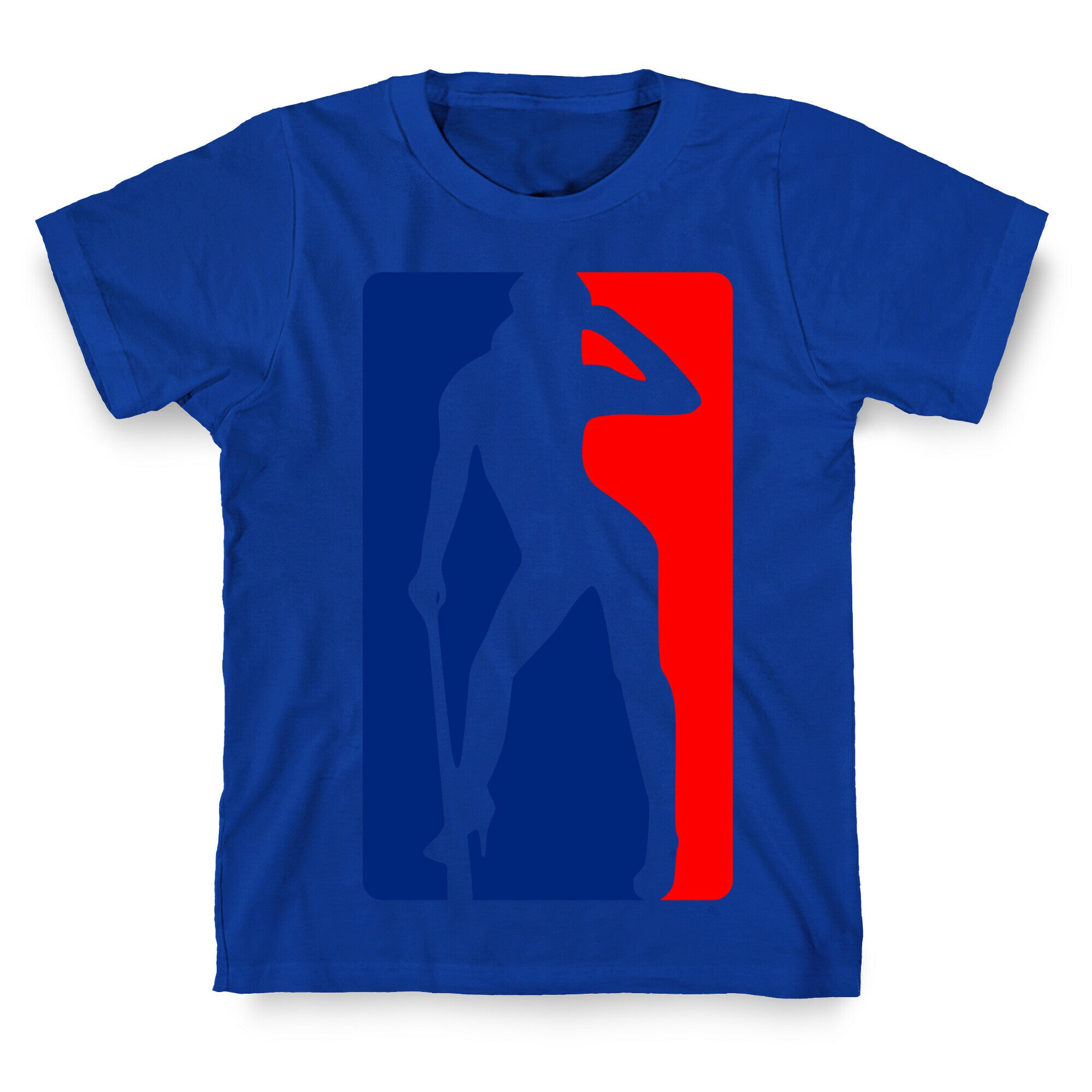 Cleat Chaser (Sexy NBA Logo Parody) T-Shirt