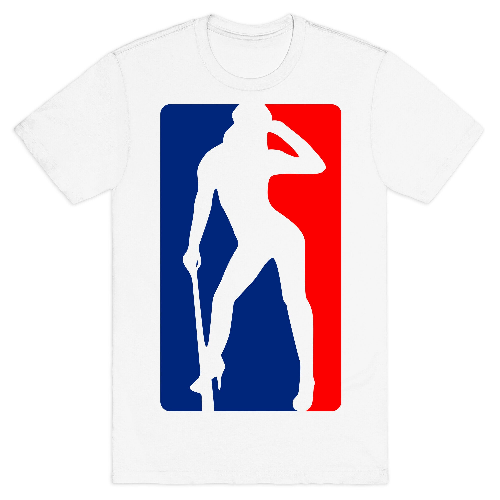Cleat Chaser (Sexy NBA Logo Parody) T-Shirt