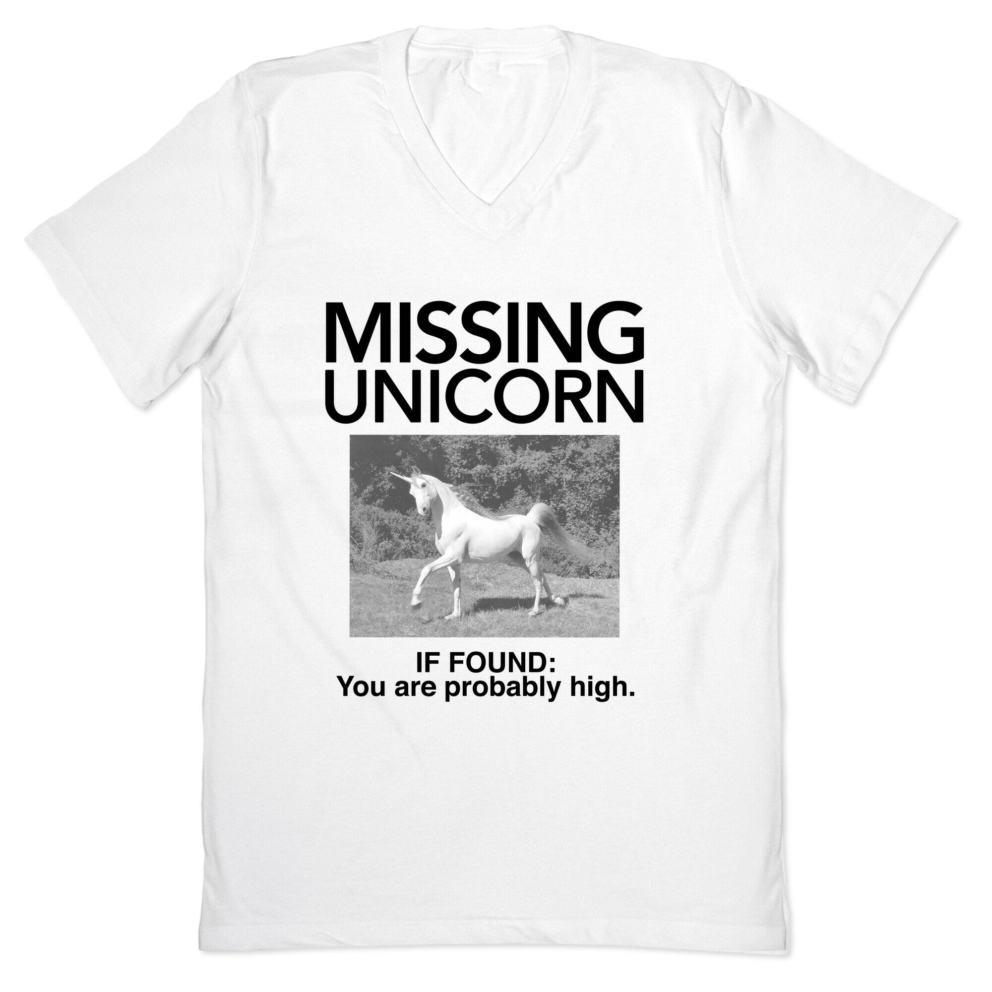 Missing Unicorn V-Neck