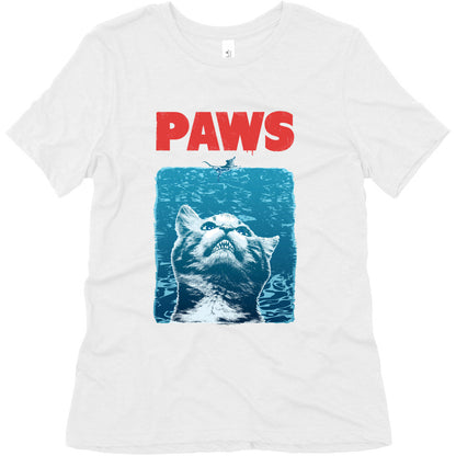 PAWS (Jaws Parody tee) Women's Triblend Tee