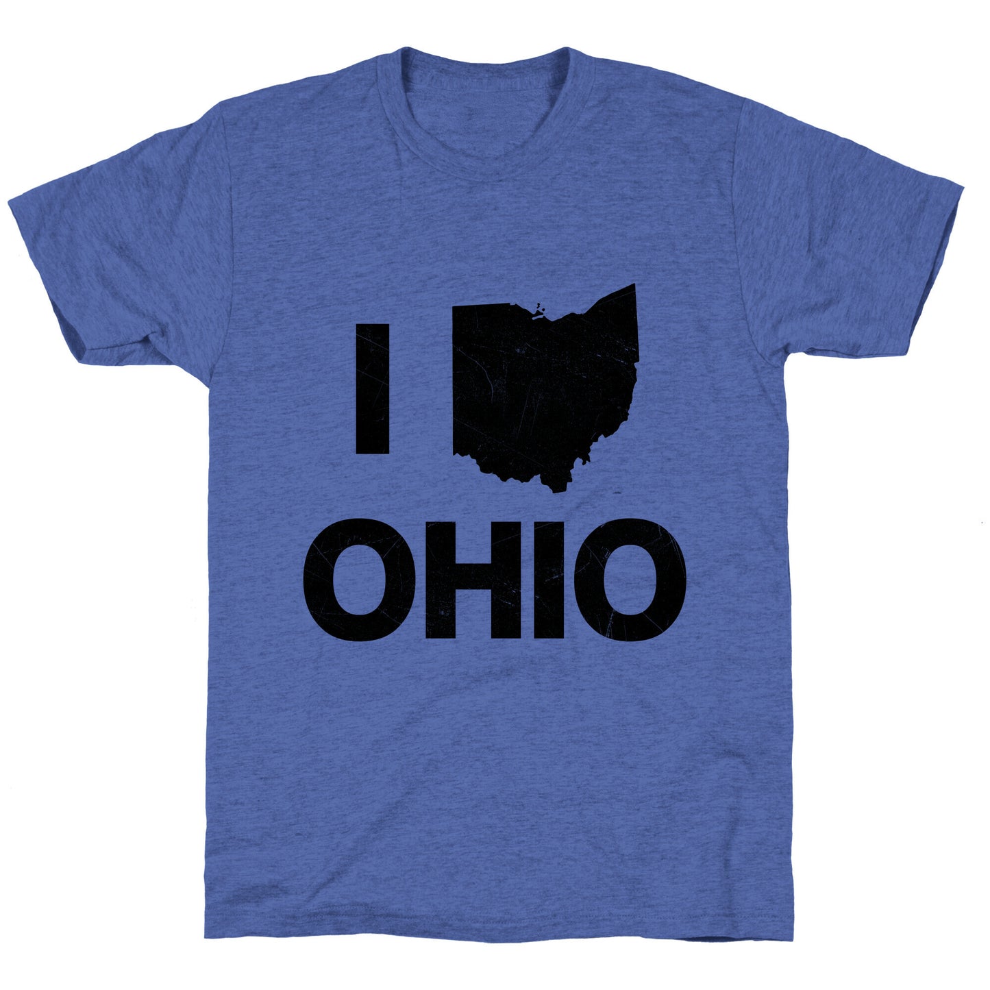 I Love Ohio Unisex Triblend Tee